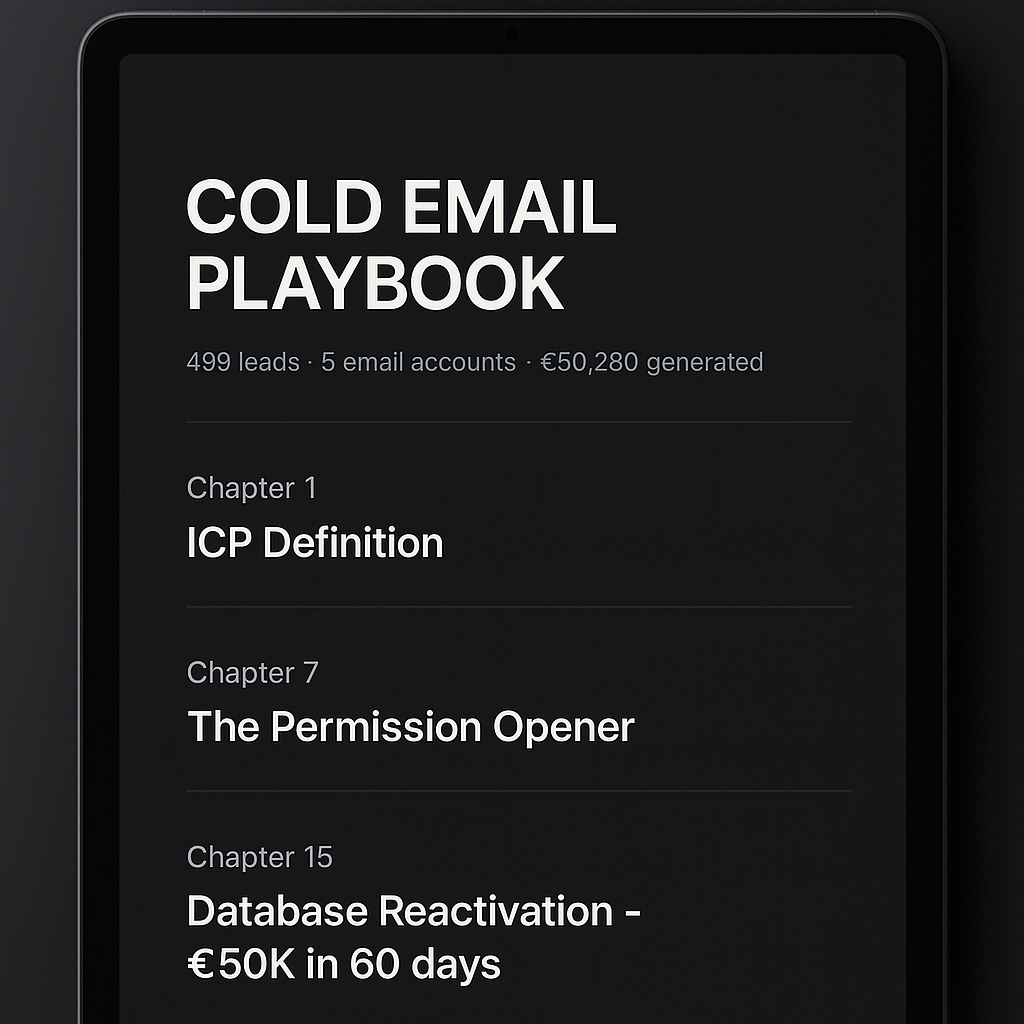 Cold Email System preview