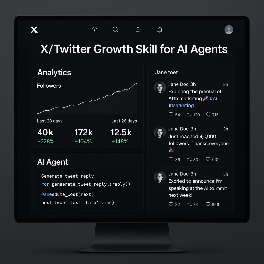 X/Twitter Growth Skill preview